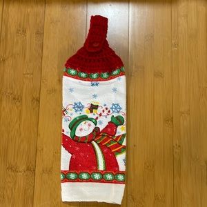 Christmas Crochet Dish Towel